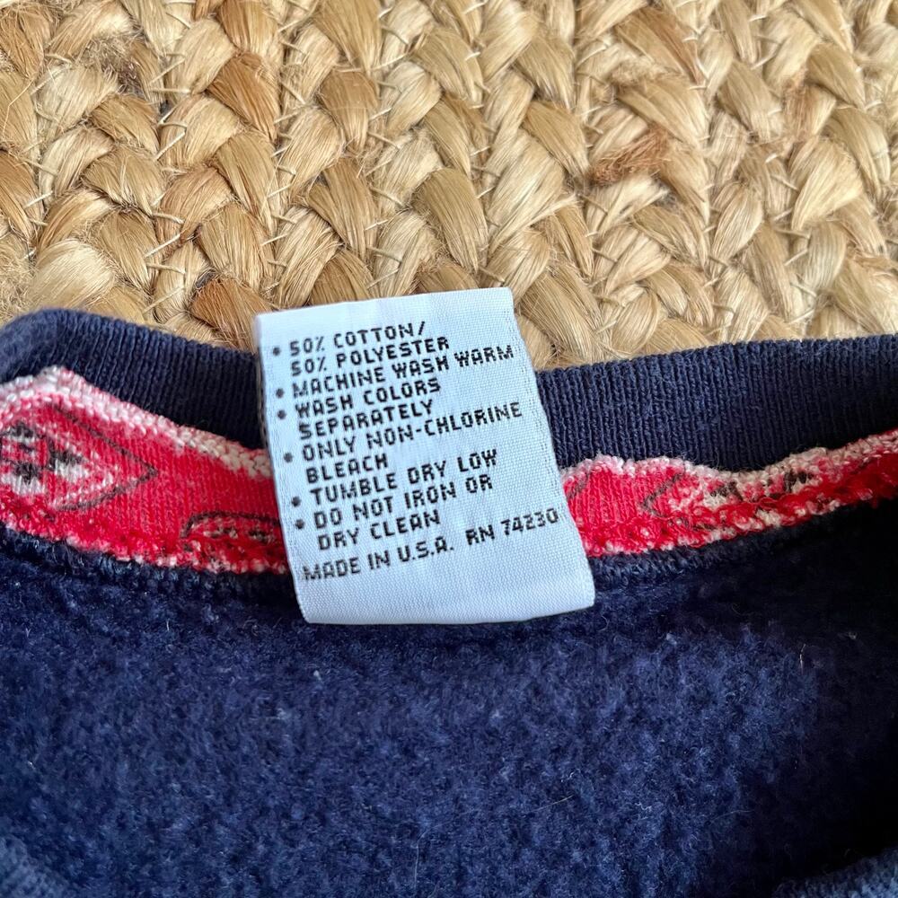 Vintage 90s blue western dog sweatshirt - Picture 5 of 6